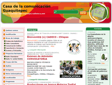 Tablet Screenshot of comunicadoresguaqui.radioteca.net